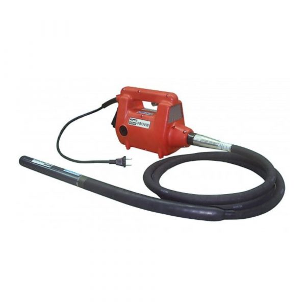 Aiguille vibrante portative électrique à louer, diamètre 36 mm, flexible de 3 m, idéale pour vos travaux de bétonnage, disponible chez Esprit Bâtisseur Location à Claret 34, proche de Quissac, Sauve, et Saint-Mathieu-de-Tréviers.